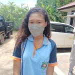 Ketua Osis SMAN I Merauke, Christina Yolmen – Surya Papua/Frans Kobun