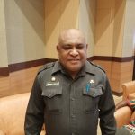 Kepala Badan Pemerintahan Kampung dan Pemberdayaan Masyarakat Kabupaten Merauke, Albert Rapami – Surya Papua/Frans Kobun