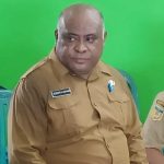 Kepala Badan Pemerintahan Kampung dan Pemberdayaan Masyarakat Kabupaten Merauke, Albert Rapami – Surya Papua/Frans Kobun