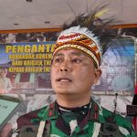 Danrem 174/ATW Brigjen TNI Evi Reza Palevi berikan keterangan pers – Surya Papua/IST