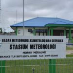 Bagunan Kantor BMKG Kabupaten Merauke – Surya Papua/ Yulianus Bwariat