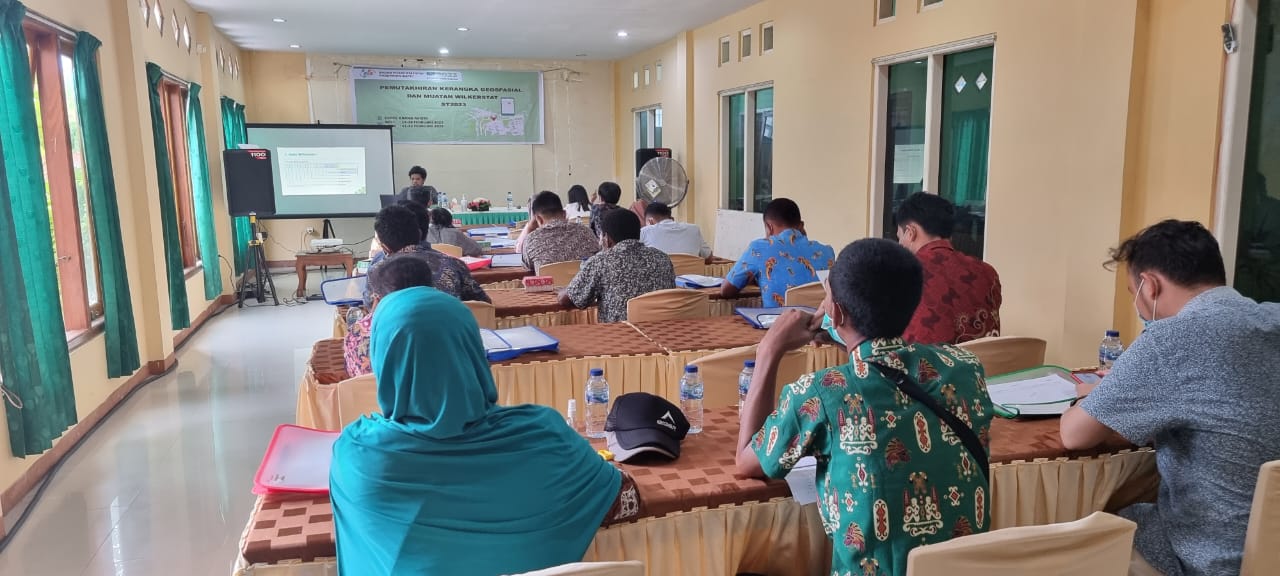 Pelatihan kerangka geospasial serta muatan wilkerstart ST 2023 di Kabupaten Mappi – Surya Papua/IST