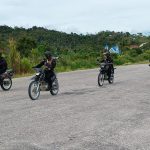 Personil Batalyon D Pelopor Satbrimob Polda Papua sedang lakukan patrol – Surya Papua/IST
