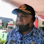 Ketua Panitia HUT Merauke ke-120, Albert Rapami – Surya Papua/Yulianus Bwariat