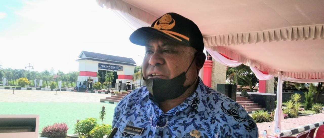 Ketua Panitia HUT Merauke ke-120, Albert Rapami – Surya Papua/Yulianus Bwariat