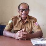 Kepala Kampung Kuprik, Irianto Ramlan – Surya Papua/Yulianus Bwariat