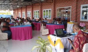 Peserta yang mengikuti pelaksanaan Muspas Kevikepan Merauke yang berlangsung di Gereja Katolik Kiristus Raja Moah Lama – Surya Papua/Yulianus Bwariat