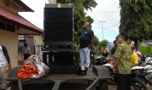 Mesin penyedot banjir yang dibeli Pemkab Merauke beberapa tahun silam – Surya Papua/IST