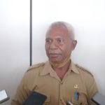 Kepala Dinas Pendidikan dan Pengajaran Kabupaten Merauke, Stefanus Kapasiang- Surya Papua/Yulianus Bwariat