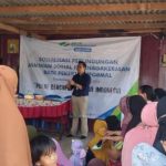 Kegiatan sosialisasi yang diikuti masyarakat di Payum, Kampung Imbuti, Kabupaten Merauke – Surya Papua/Yulianus Bwariat