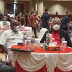 Para Bupati sedang bersama anggota Komisi II DPR RI, Komarudin Watubun- Surya Papua/Yulianus Bwariat