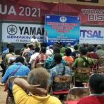Pembukaan Kongres II Pemuda Malind yang berlangsung di GOR Hiad Sai – Surya Papua/Yulianus Bwariat