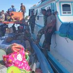 Prajurit TNI yang menggunakan kapal telah tiba di Kampung Vier, Kabupaten Mappi – Surya Papua/IST