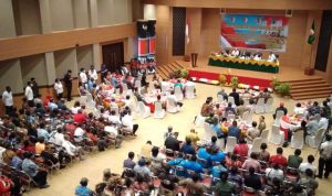 Pertemuan Panja Komisi II DPR RI bersama para bupati dan stakeholder lain di Selatan Papua – Surya Papua/Yulianus Bwariat