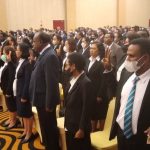 Pelantikan pejabat eselon II di Swiss belhotel tadi siang – Surya Papua/Yulianus Bwariat