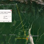 Lokasi yang diduga menjadi titik jatuhnya pesawat Susi Air – Surya Papua/IST