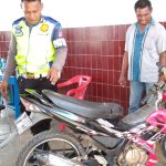 Motor yang diamankan Satlantas Polres Merauke tadi pagi – Surya Papua/Yulianus Bwariat