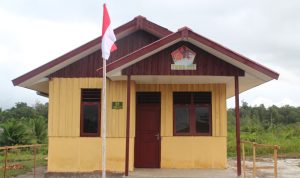 Pembangunan perumahan di Mappi yang sudah dirampungkan – Surya Papua/IST