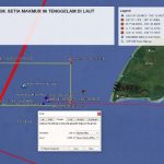 Lokasi tenggelamnya KM Setia Makmur 06 di perairan Arafura – Surya Papua/IST