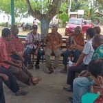 Pertemuan bersama sejumlah tokoh adat Marind Imbuti tadi siang – Surya Papua/Frans Kobun