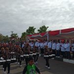 Etnis yang mengikuti pawai budaya yang dilaksanakan Pemerintah Kabupaten Merauke – Surya Papua/IST