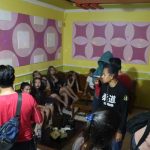 Operasi yang dilakukan aparat kepolisian bersama Satpol PP Merauke di tempat hiburan malam – Surya Papua/IST