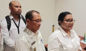 Kepala Badan Pengelola Perbatasan dan Kerjasama Luar Negeri Provinsi Papua, Susana Wanggai – Surya Papua/Frans Kobun