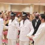 Pelantikan kepala distrik dan sejumlah kepala seksi serta kepala kampung di auditorium Kantor Bupati Merauke tadi pagi – Surya Papua/Frans Kobun