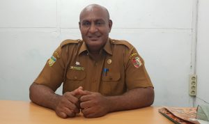 Kepala Badan Perbatasan Kabupaten Merauke, Rekianus Samkakai- Surya Papua/Frans Kobun