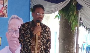 Wakil Ketua DPRD Kabupaten Merauke, Dominikus Ulukyanan – Surya Papua/Frans Kobun