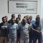 Pengurus IMPPAS sedang berikan keterangan pers sehubungan penganiayaan tiga warga sipil di Distrik Edera, Kabupaten Mappi – Surya Papua/IST