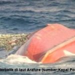 KM AMJ Lima- sebuah kapal ikan yang tenggelam di perairan Arafura – Surya Papua/IST