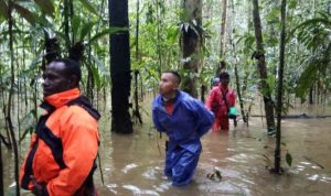 Tim gabungan SAR sedang melakukan pencarian terhadap dua perempuan yang tersesat – Surya Papua/IST