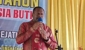 Ketua Dewan Paroki Santa Theresia Buti, Yoseph Gebze – Surya Papua/Frans Kobun
