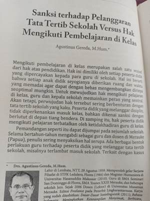 tulisan yang dituangkan dalam buku yang terbit - Surya Papua/IST