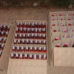 Ratusan botol miras berlabel ilegal yang diamankan Satgas pamtas – Surya Papua/IST