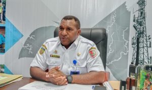 Kepala Dinas Komunikasi dan Informatika Kabupaten Merauke, Thomas Kimko – Surya Papua/Yulianus Bwariat