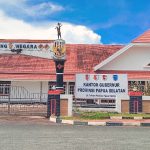 Bangunan GN yang masih direhab atau diperbaiki, sekaligus digunakan sebagai Kantor Penjabat Gubernur Papua Selatan, Apolo Safanpo – Surya Papua/Yulianus Bwariat