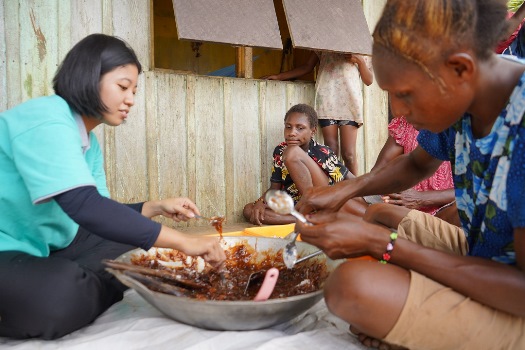 Sagu sep yang telah diolah oleh masyarakat Kampung Mutimangge – Suryapapua/IST