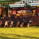 Kegiatan touring yang dilakukan komunitas motor CB di Tablem, Distrik Jagebob, Kabupaten Merauke – Surya Papua/Yulianus Bwariat
