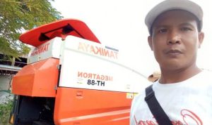 Ketua Gapoktan Kampung Sumber Mulya, Arif Wijaya – Surya Papua/Frans Kobun