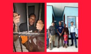 Dua nara pidana yang kabur dari Lapas Merauke telah ditangkap dan diamankan di Polres Boven Digoel – Surya Papua/IST