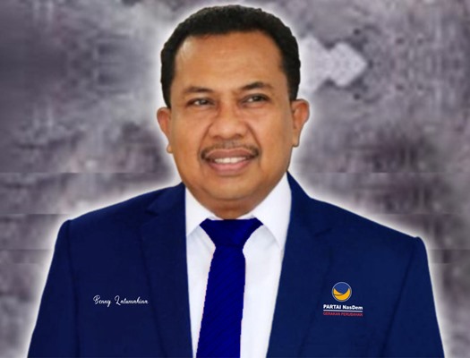 Sekretaris DPW Partai Nasdem Provinsi Papua Selatan, Benjamin Latumahina – Surya Papua/Frans Kobun