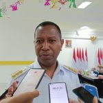 Penjabat Gubernur Papua Selatan, Apolo Safanpo – Surya Papua/Yulianus Bwariat