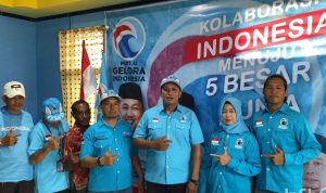 Pengurus DPW Partai Gelora Provinsi Papua Selatan berikan keterangan pers – Surya Papua/Frans Kobun