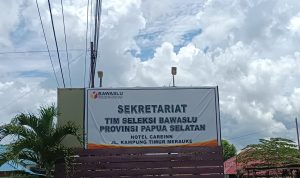 Sekretariat Pansel Bawaslu Provinsi Papua Selatan – Surya Papua/Yulianus Bwariat