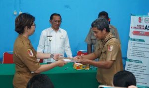 Serahterima jabatan Direktur RSUD Merauke – Surya Papua/IST