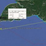 kordinat--- Lokasi di Laut Arafura, tempat kapal mengalami kerusakan yang didalamnya terdapat enam penumpang WNA – Surya Papua/IST