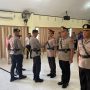 Pelaksanaan sertijab yang dimpimpin Kapolres Merauke, Ajun Komisaris Besar Polisi (AKBP) Sandi Sultan – Surya Papua/Frans Kobun