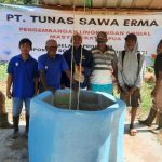 Bantuan sumur yang diserahkan TSE A kepada masyarakat di Kampung Kukurantap, Distrik Jair, Kabupaten Boven Digoel – Surya Papua/IST